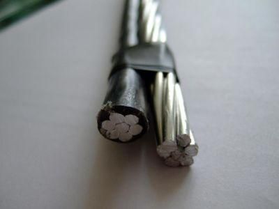 2*2AWG Duplex Service Drop Overhead Aluminum Conductor ABC Cable