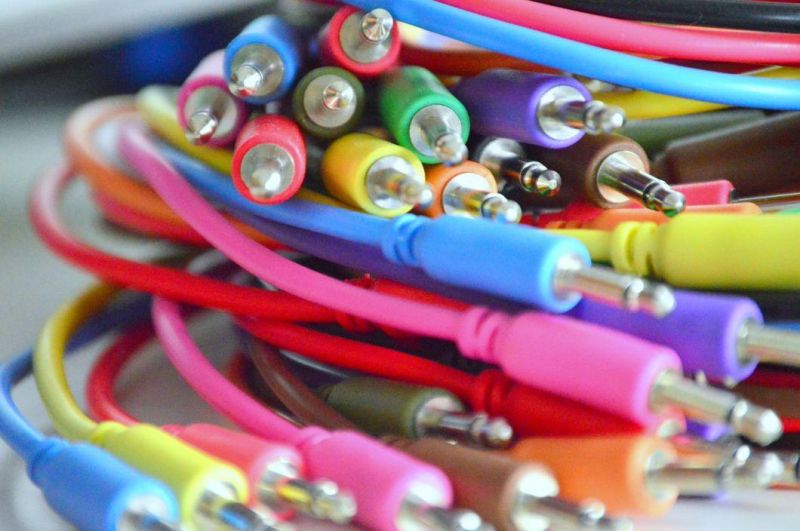 Eurorack Modular Mono DC 3.5mm Aux Audio Patch Cable