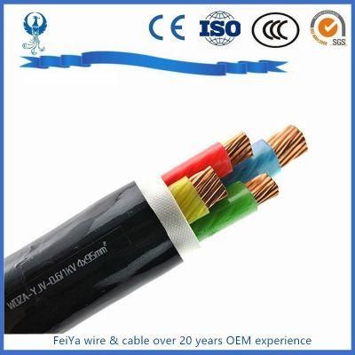 6mm 3 Core Power Cable 6mm 4 Core Power Cable Earth Wire and 19kv Copper Power Cable