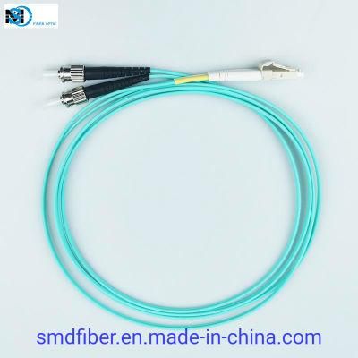 LC Upc-St Upc Om3 50/125 Multimode mm Duplex Fiber Optic Patch Cord