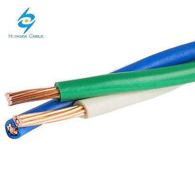 Cu PVC Coated Electrical Wire Copper Stranded 2 / 0 Gauge Power Wire
