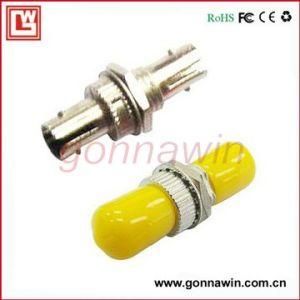 Single Mode Simplex Optic Fiber ST Adapter