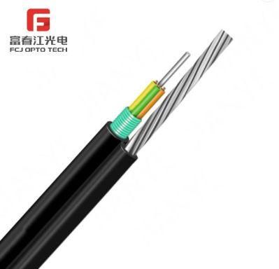 GYTC8S Aerial Overhead Self Supported 24 or 48 Core Hot Sale Singlemode Outdoor Armored Fiber Optic Cable
