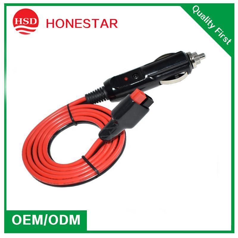 Factory Car Cigarette Lighter Plug with Anderson Powerpole Connectors 12FT Length Cable