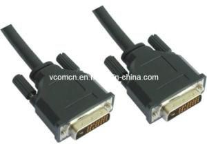 DVI Cable 24pin +5 +2 Ferrite Male to Male