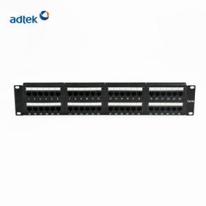 Optical Fiber Cat5e 1u Patch Panel