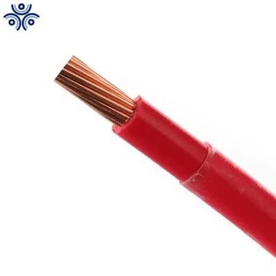 600V UL83 Certificated Electric 4/6/8/10/12/14 AWG Gauge Thhn Thwn-2 Cable Building Wire