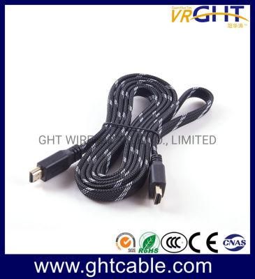 5m Cu High Speed 1080P/2160p Flat HDMI with Braiding Jacket