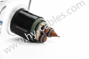 Mv Copper Power Cable Three Core Steel Wire Armoured 15kv CE Certified
