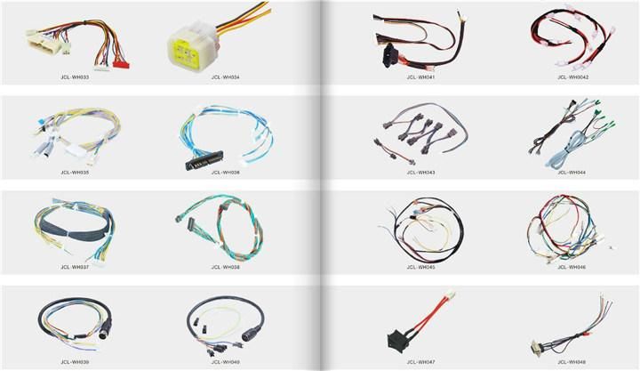 OEM Supplier Customized Car Auto Flat Ribbon Cable Assembly Molex Vh Xh Jst Electronic Connector Wiring Wire Harness