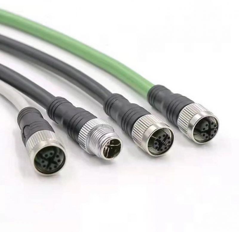 Waterproof M12 Connector Cable Assembly