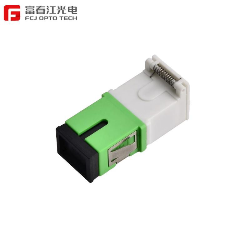 Good Interchangeability Sc/Upc Fiber Optic Adapter Singlemode Active Aoc Sc APC Cable Simplex Fiber Optic Coupler Adapter for Sale