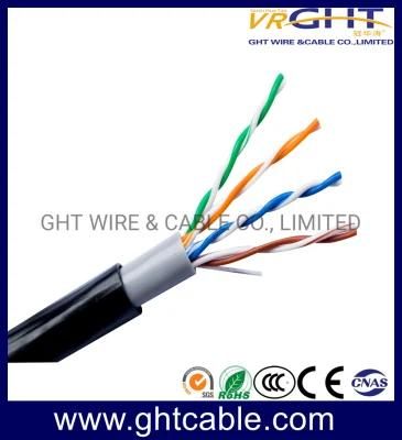 4pair 25AWG Cu Outdoor UTP Cat5e Cable LAN Cable