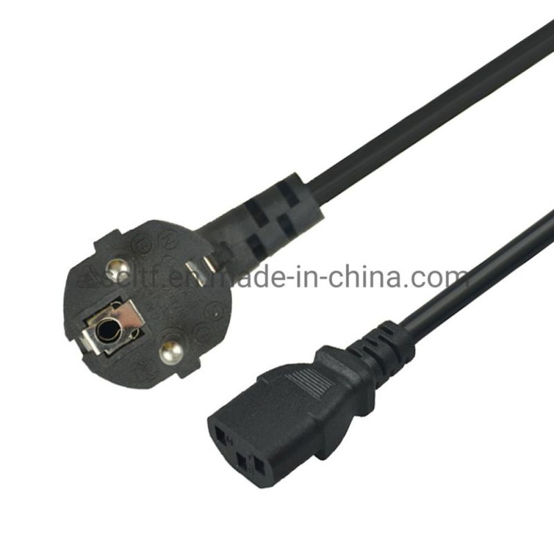 Factory Price EU Plug Computer Peripheral Cable Euro Plug Wire Cable Power Cable