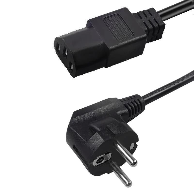 VDE Approved Straight Schuko Plug with Power Cord H05rn-F