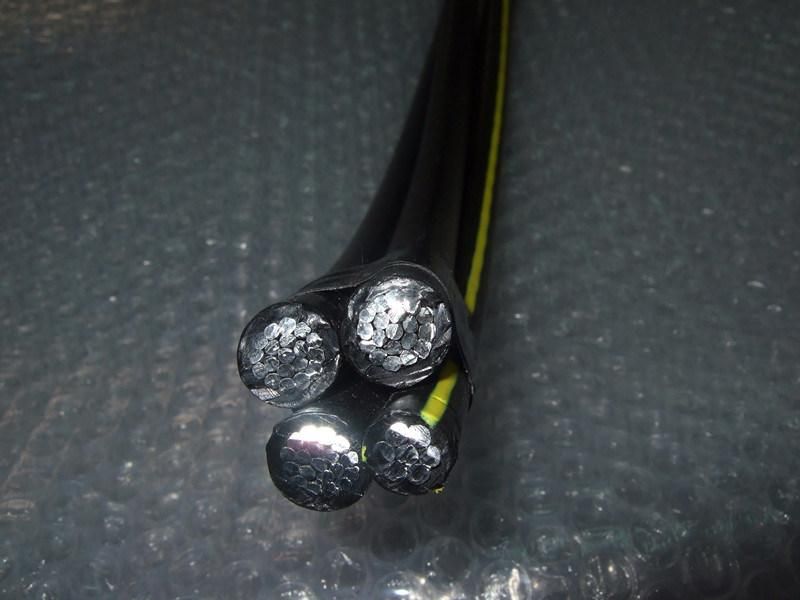 Quadruplex Service Drop Aluminum Conductors AAAC 6201 Alloy Neutral-Messenger Cable