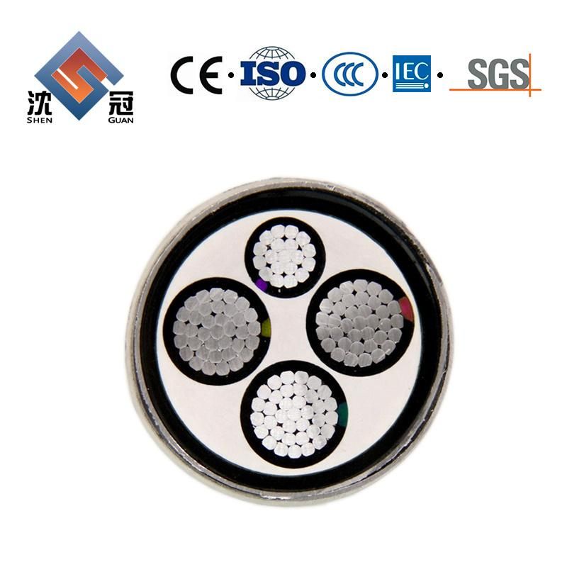 Shenguan Low Voltage XLPE Insulated Power Cable 1kv Pure Aluminum Conductor Flame Retardant Aluminium Alloy XLPE Power Cables