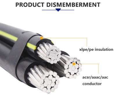 AAC AAAC ACSR Conductor PVC/XLPE Insulated ABC Cable