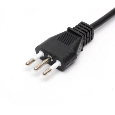 10A 16A 250V Italy Imq Approval Chile Power Cord Cable with 3 Pin Plug RoHS