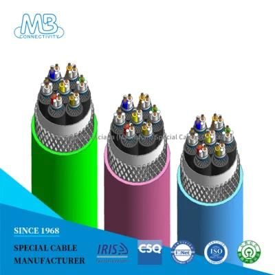 En 45545-2/En 60332-1/En 50265-2-1/En 50265-2-2 Guideline Flame Retardant Cables for Manufacturing