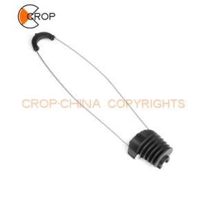 Self-Adjusting Insulated Plastic Cable Dead-End Clamp for Optical Fiber