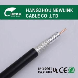 Black 75 Ohms Rg11 Coaxial Cable for CATV