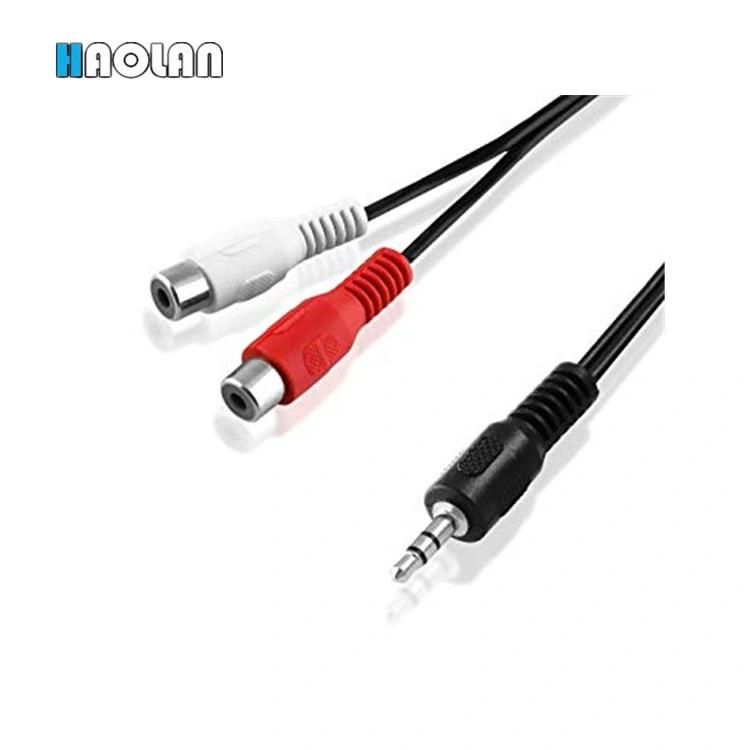 RCA Cable 3.5 Stereo Male to 2 RCA Female Cable