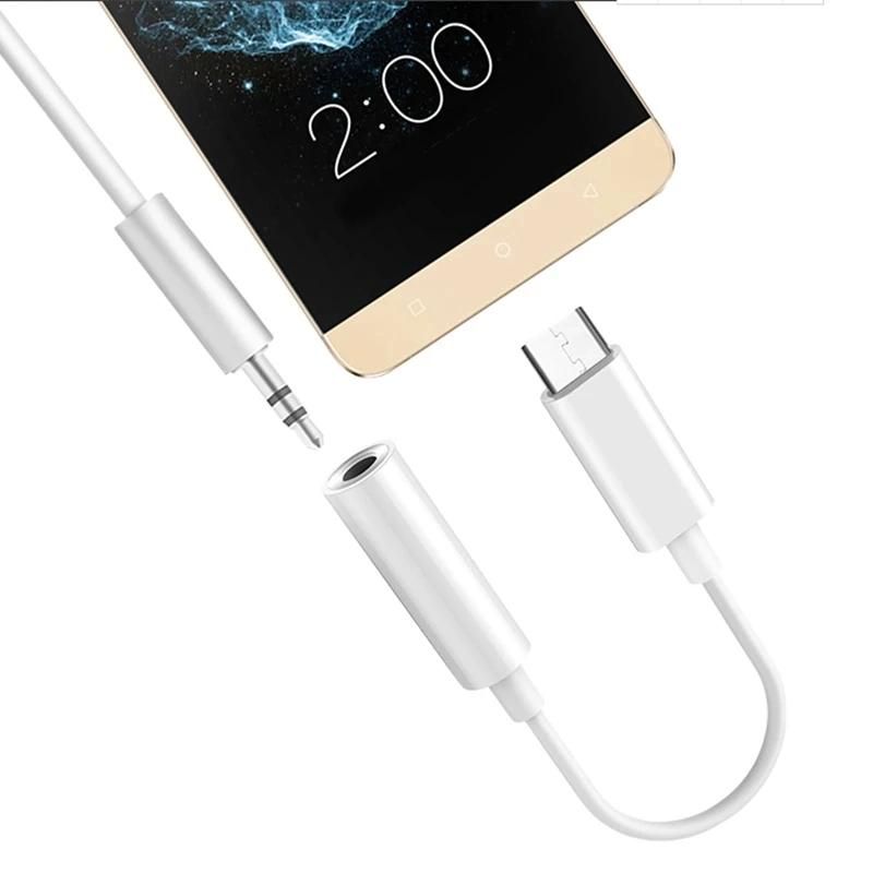 Jack Type C Earphone Cable USB C to 3.5mm Aux Headphones Converter Adapter for Huawei Mate 10 20 P20 PRO Audio Cable