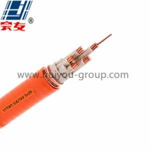 750V Waterproof Fireproof Explosion Proof Flame Retardant Mineral Insulated Copper Clad Electricity Power Cable Bttz 5*25mm2 Power Cable