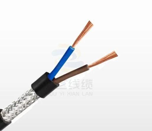 Rvvp Shielded Flexible Bare Copper PVC Sheath Power Electrical Multi Cores Electric Cable