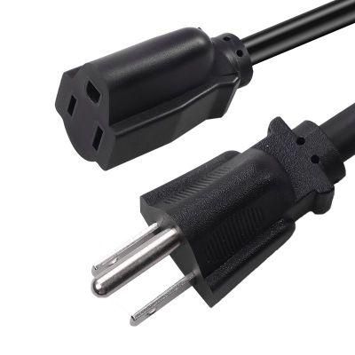 American 3pin AC Power Cord NEMA 5-15p Plug with UL Approval Power Supply Cord