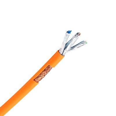 China Factory Double Shielded Twisted Pair LSZH F/FTP 4X2X23AWG CAT6A Cat7 Outdoor Ethernet Cable