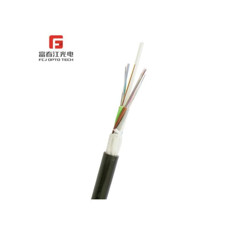 Gyfy Semi-Dry Single Mode 6 12 24 72 96 144 288 Core Glass Yarn / Aramid Yarn Fiber Optic Cable