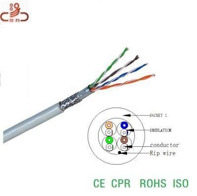 Premlum UTP Cat5e Solid Copper Cable 100m/328FT/ LAN Cable Cat5e