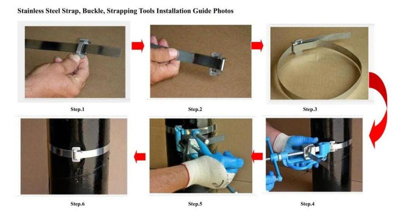 Hardware Fitting Stainless Steel Band for Cable Clamps Fiber Optic