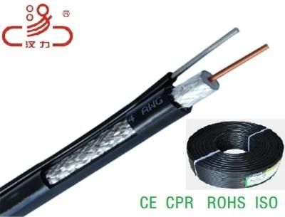 Coaxial Cable Rg6u/Rg11/Rg59 Add Power Wire Coaxial Cable
