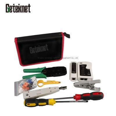 Gcabling Computer Tester Krone Insertion Tool Hand Crimping RJ45 Connector Data Network UTP Tool Kit