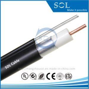 75ohms Coaxial Cable AL Tube Trunk Cable (500) with Messenger
