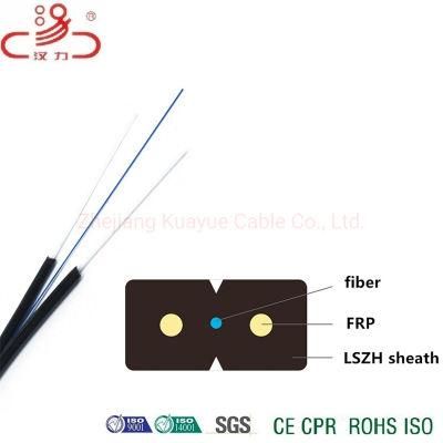 Drop Single Mode Drop 4 / 2 / 1 Core Fiber Optical Cable