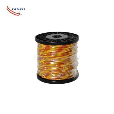 High temperature wire with High Silica fiberglass Insulation 1000&ordm;C thermocouple cable type K 2*0.711mm