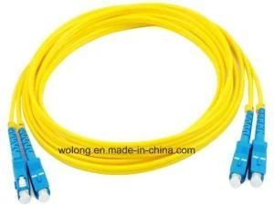 Sm 3.0mm SC/PC Duplex Optic Fiber Patch Cord