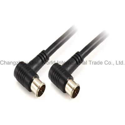 F Quick Plug (90&deg) - F Quick Plug (90&deg) Cable, Rg59