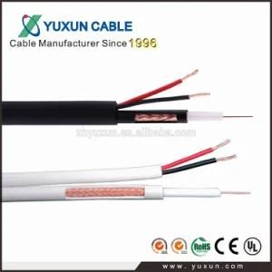 New 75ohm RG6 Siamese Cable for CCTV Camera