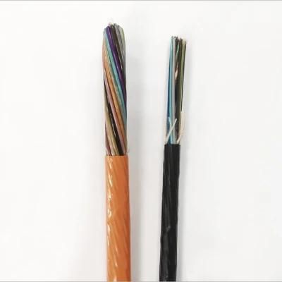 Gcyfy Outdoor Single Mode Self-Support Aerial Optical Fiber Cable 24 Core Cable