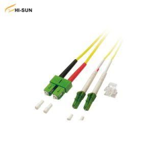 Optical LC/APC/Sc/APC Duplex Jumper Fiber Optic Cable