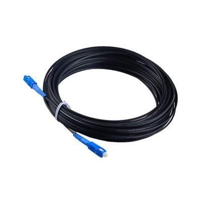 FTTH Fiber Optic Drop Cable Sc Upc Single Mode Simplex Sc Outdoor Optical Fibre Optic Patch Cord Drop Cable
