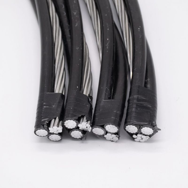 AAC/AAAC/ACSR Conductor XLPE/PE Insulation Triplex Power Cable
