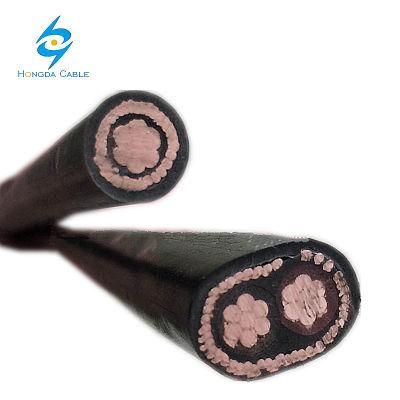 AWG Size Service Entrance Cable Ser Seu Copper Conductor 2 Core Concentric Cable