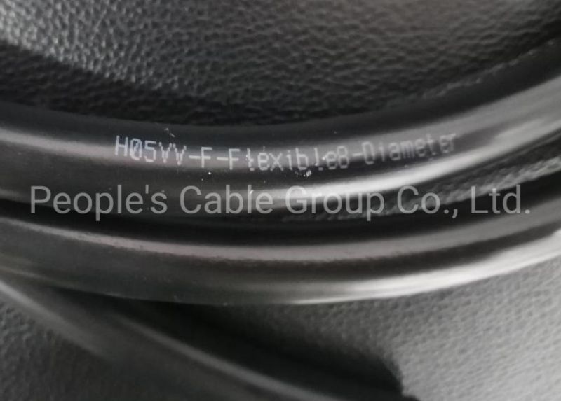 0.5mm 0.75mm 1.5mm 2.5mm Flexible Copper House Building PVC Insulated Control Wires Cables PVC Sheathed Electric Cable Electrical Wire