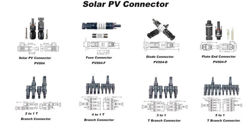 TUV Approved PV System Connection Electric Cable